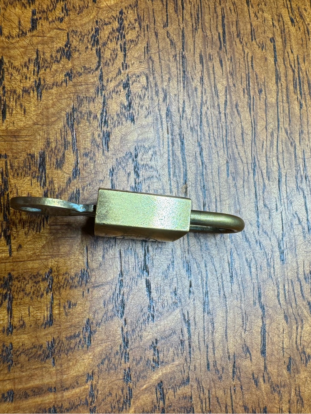 Louis Vuitton Vintage Brass Padlock & Key Set #226 - Picture 5 of 6